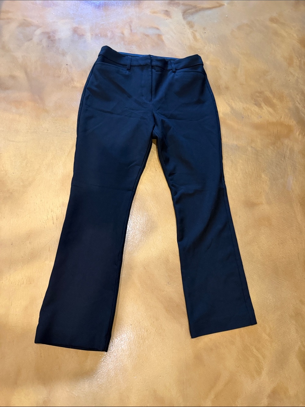 Express Black Boot-Cut Ponte Pants